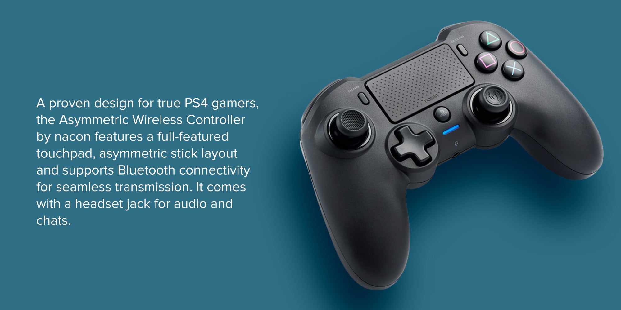 PS4 Asymmetric Wireless Controller