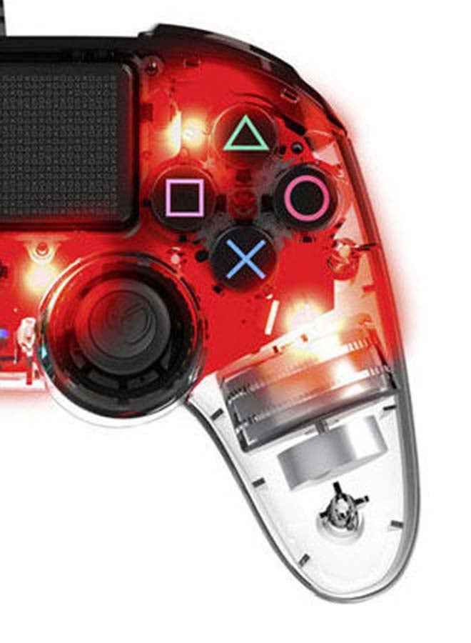 Wired Compact Controller for PlayStation 4 - Red