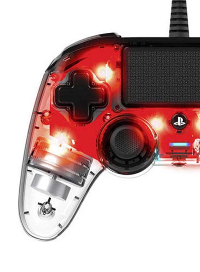 Wired Compact Controller for PlayStation 4 - Red