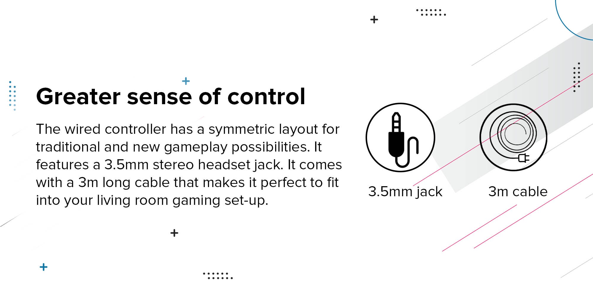 Wired Compact Controller for PlayStation 4 - Blue