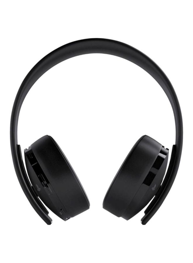 Gold Wireless Headset With Built-in Mic For PlayStation 4