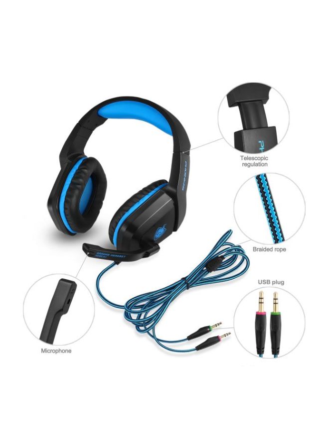 H-1 Stereo Wired Gaming Headset For PS4/PS5/XOne/XSeries/NSwitch/PC