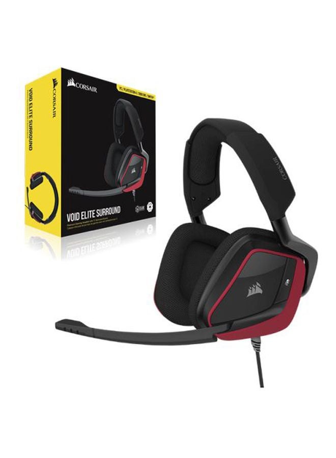 Elite Surround Premium Gaming Headset with 7.1 Surround Sound - Works with PC, Playstation 4, Xbox one, Switch