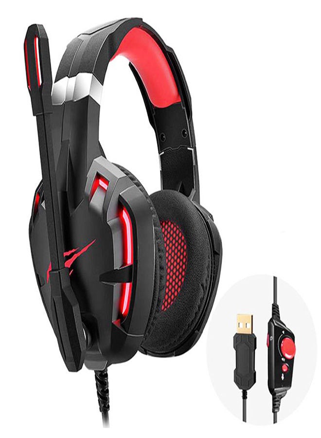 H2016D Wired Over-Ear Gaming Headphones With Mic For PS4/PS5/XOne/XSeries/NSwitch/PC