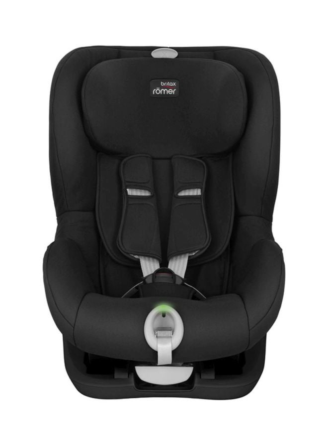 Car Seat With Light Indicator 9-18 kg, King II Black Series, group 1, Storm Grey