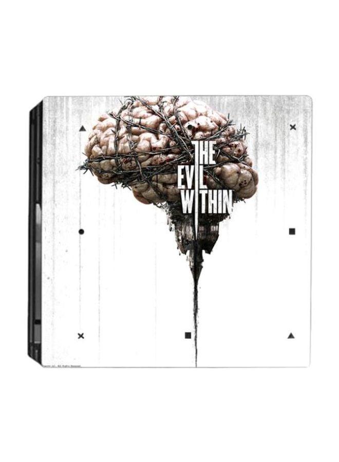 Pack Of 3 The Evil Within Themed Sticker For PS4 Pro Console And Controller