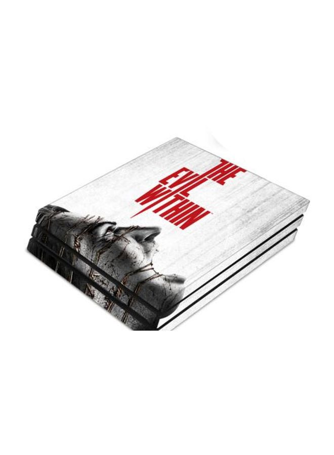 Pack Of 3 The Evil Within Themed Sticker For PS4 Pro Console And Controller