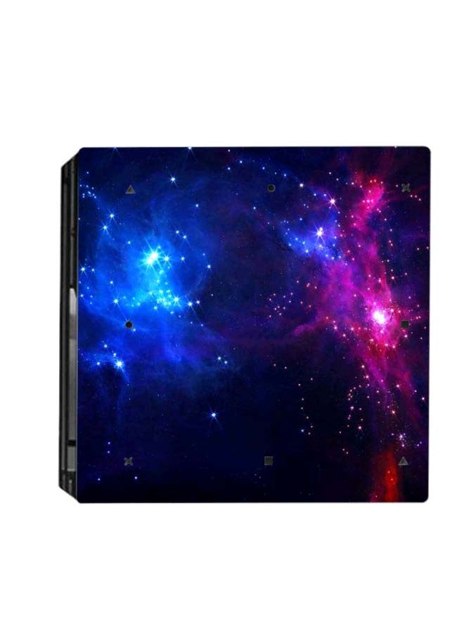 3-Piece Galaxy Themed Stickers For PlayStation 4 Pro