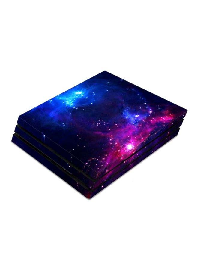 3-Piece Galaxy Themed Stickers For PlayStation 4 Pro