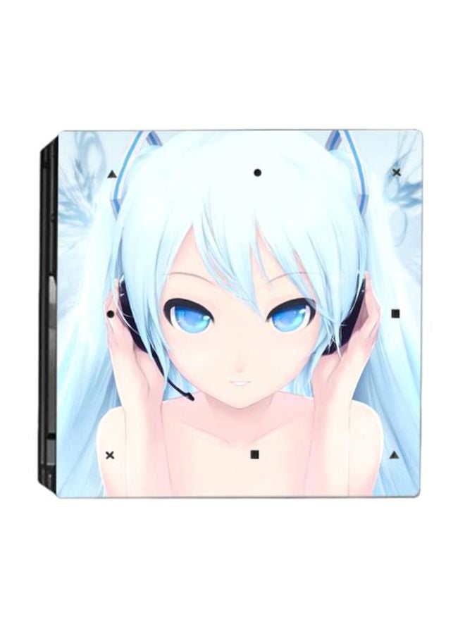 Pack Of 3 Anime Themed Sticker For PS4 Pro Console And Controller