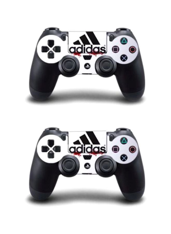 4-Piece Adidas Printed Console And Controller Sticker Set - Sony PlayStation 4 Slim