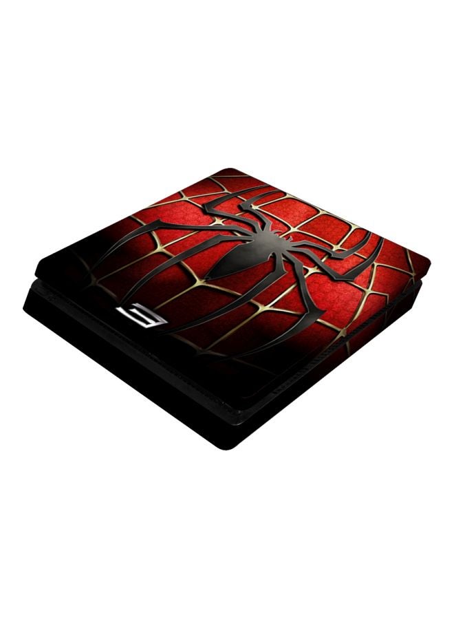 4-Piece Spider-Man 3 Printed Console And Controller Sticker Set For PlayStation 4 Slim