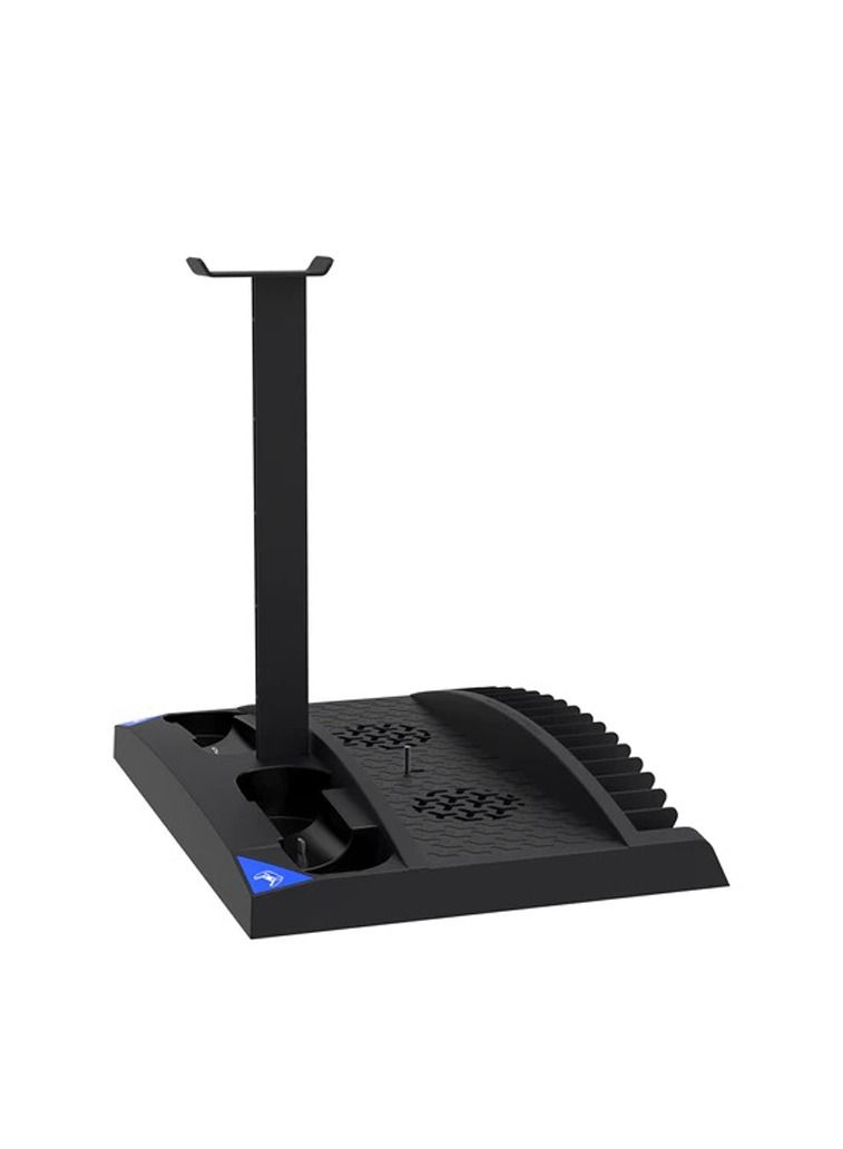 6 in 1 Game Vertical Stand Multifunctional Cooling Fan Charging Station For PS5 PlayStation 5