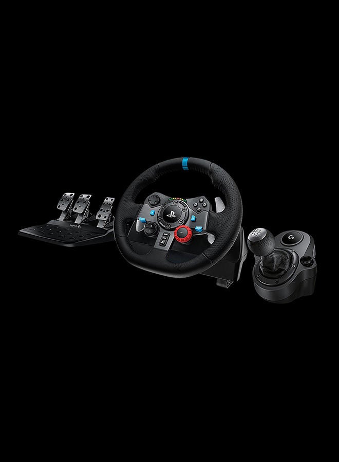 G29 Driving Force Racing Wheel and Floor Pedalsfor PS5, PS4,PS3 And PC - Black