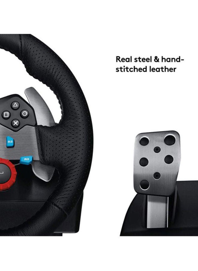 G29 Driving Force Racing Wheel and Floor Pedalsfor PS5, PS4,PS3 And PC - Black