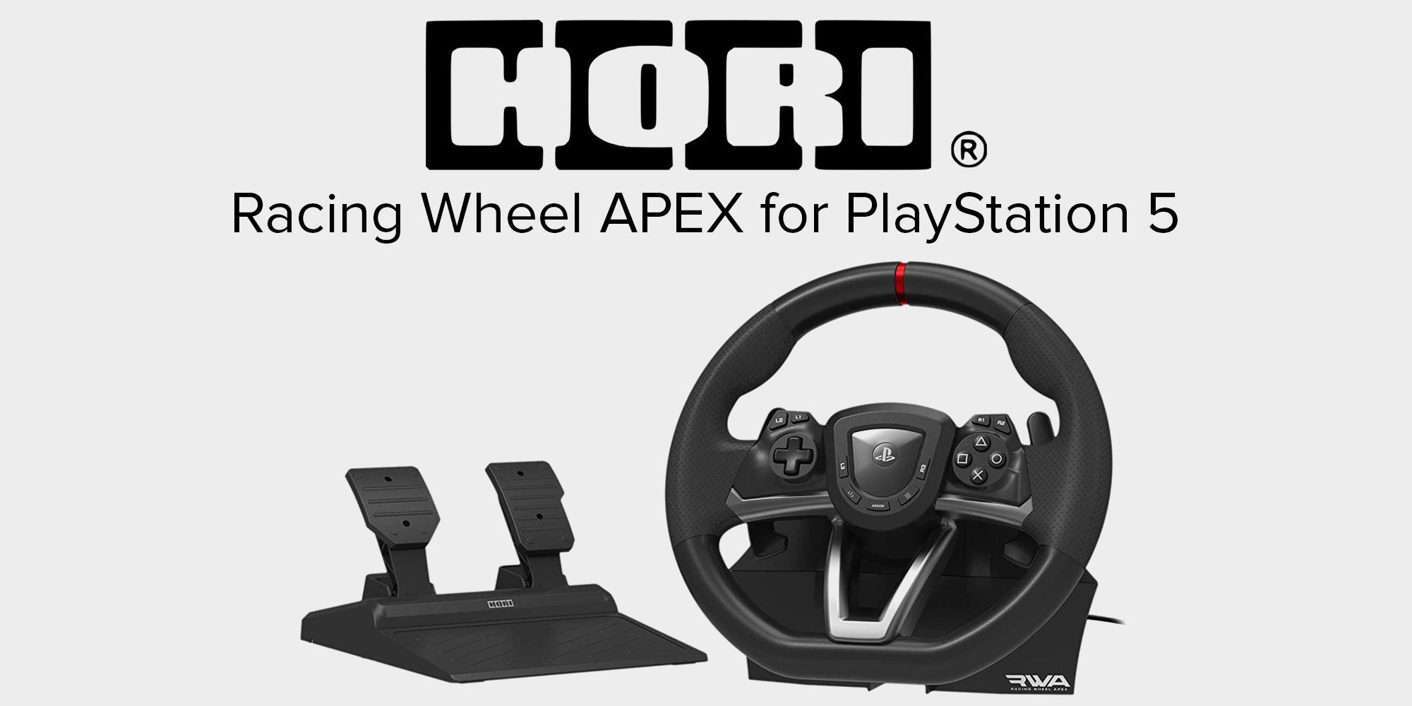 Hori Apex Racing Wheel - Officially Licensed By Sony For Playstation 5, Playstation 4 And Pc