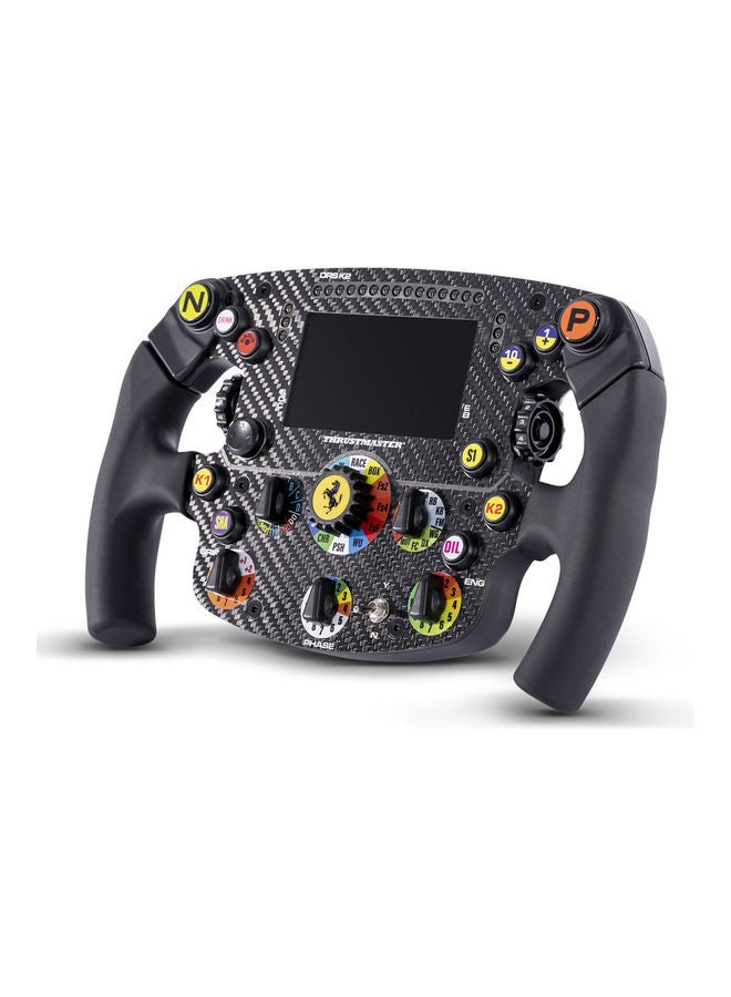 Thrustmaster Formula Wheel Add-On Ferrari SF1000 Edition, Replica Wheel, PC, PS4, PS5, Xbox One and Series X|S, Display and LED Dash, 100 Percent Carbon Fiber Faceplate, Licensed by Ferrari