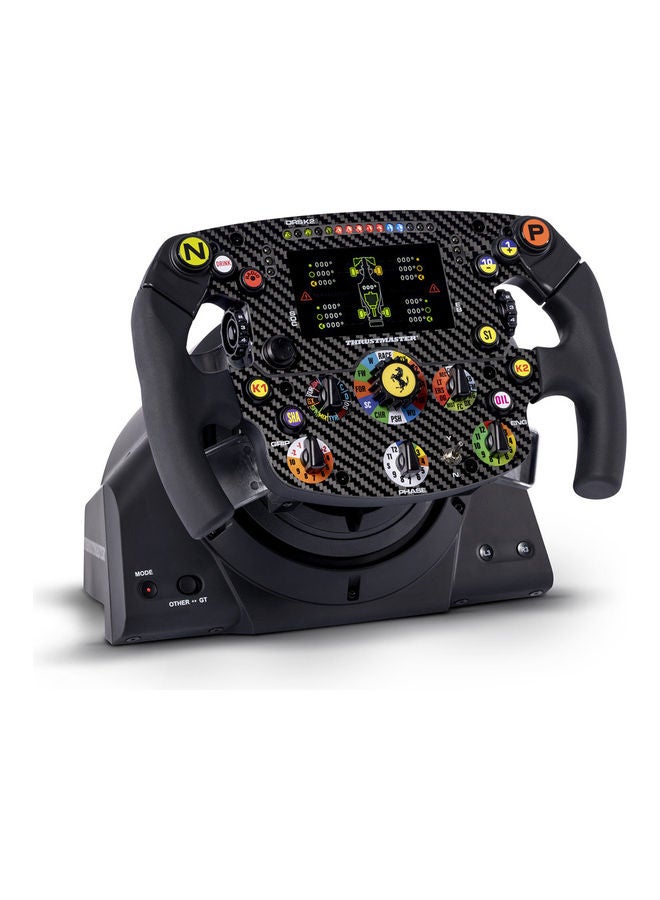 Thrustmaster Formula Wheel Add-On Ferrari SF1000 Edition, Replica Wheel, PC, PS4, PS5, Xbox One and Series X|S, Display and LED Dash, 100 Percent Carbon Fiber Faceplate, Licensed by Ferrari