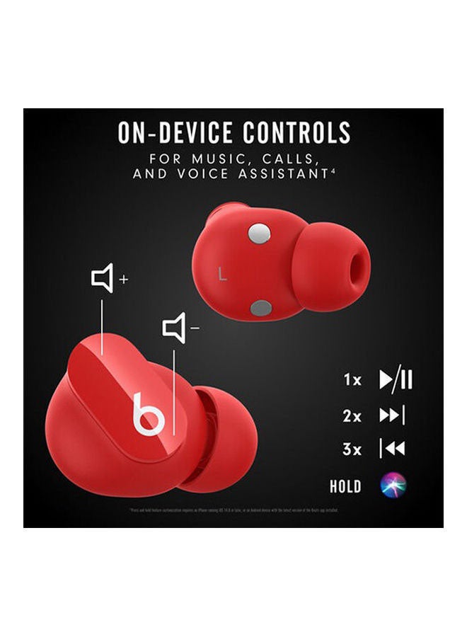 Dr. Dre Studio Buds Noise-Canceling True Wireless In-Ear Headphones Red