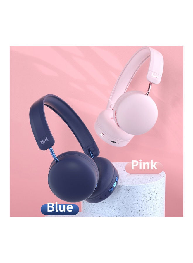 Bluetooth Over-Ear Earphones Blue