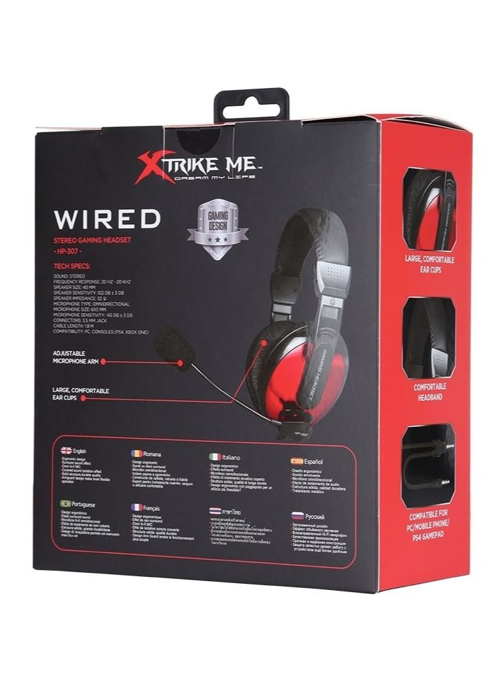 Gaming Stereo Headset for Smartphone Black.