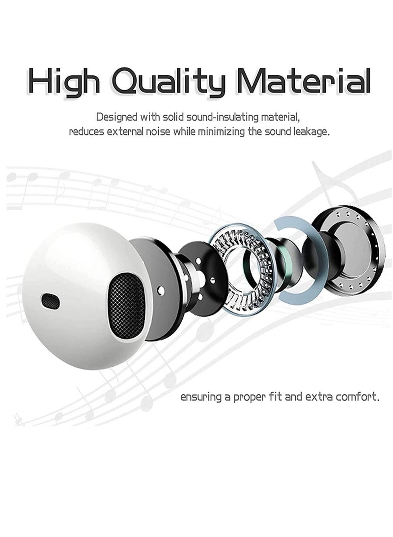 Earbuds Headphones Wired Earphones with Microphone and Volume Control, Compatible with iPhone 13 13Pro 13Pro MAx 12,11 Pro Max,Xs Max,XR,X,7,8 Plus