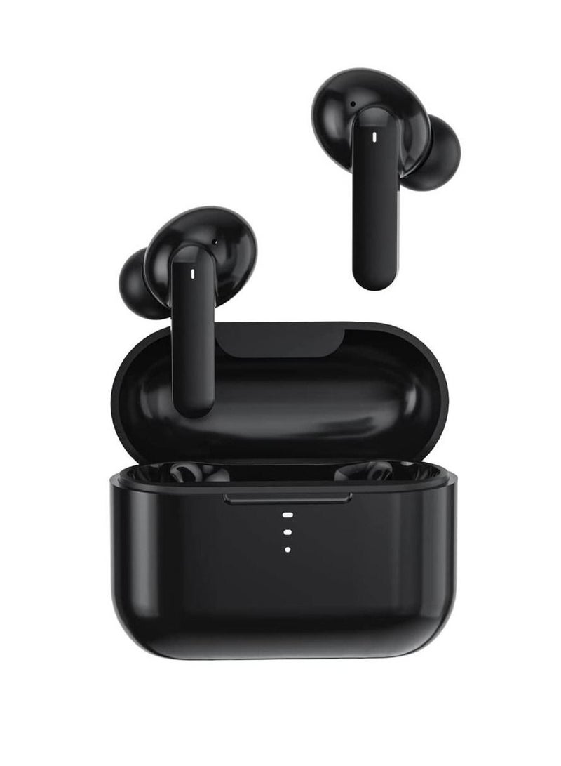 Wireless Bluetooth TWS Waterproof in-Ear Headphone Noise Cancelling Deep Bass Touch Control Ear Buds HIFI Stereo 30H Playtime Earphone For Android iPhone Black