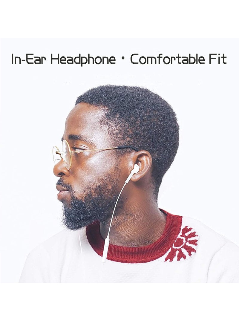 Earbuds Headphones Wired Earphones with Microphone and Volume Control,Compatible with iPhone 13,12,11 /Pro Max/Xs Max,XR,X,7,8 Plus