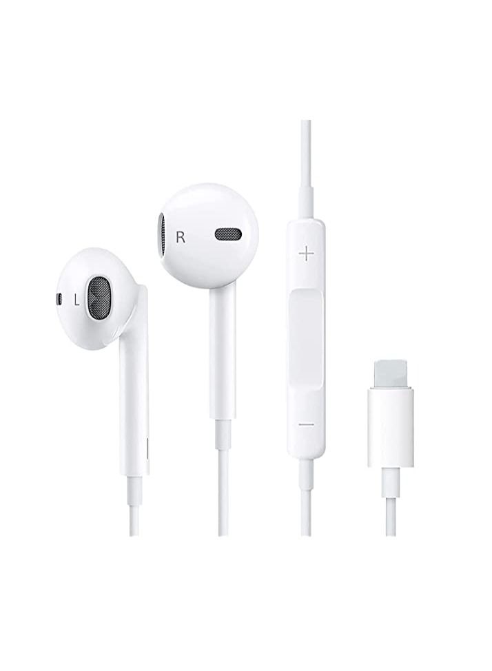 Earbuds Headphones Wired Earphones with Microphone and Volume Control,Compatible with iPhone 13,12,11 /Pro Max/Xs Max,XR,X,7,8 Plus