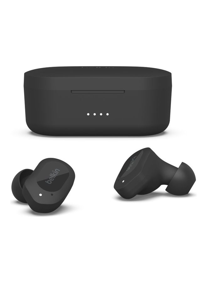 Soundform Play True Wireless Earbuds Wireless Earphones with 3 EQ Presets IPX5 Sweat and Water Resistant 38 Hours Play Time for iPhone Galaxy Pixel Black