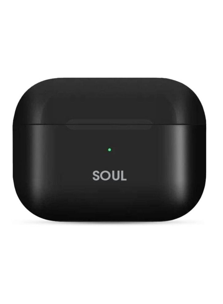 Soul 10 Pro True Wireless Ear Buds, within 5hrs play & talk time & 120 hrs. standby, compatible with most Android/iOS/Harmony OS devices (Black)