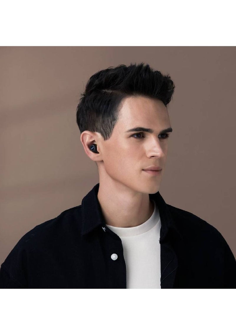 Portable Wireless/Bluetooth In-Ear Mini Sports Earbuds with Mic Blue