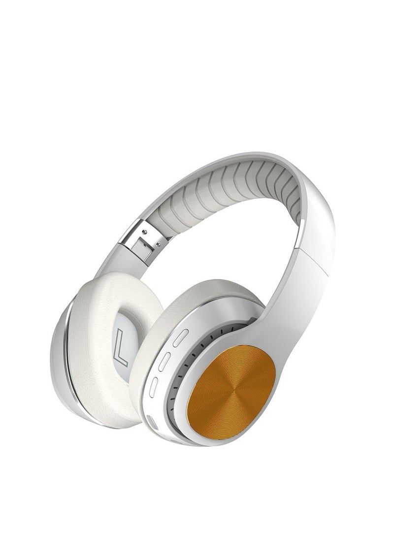 200mah Bluetooth Wireless Headphones for Teens Adults White