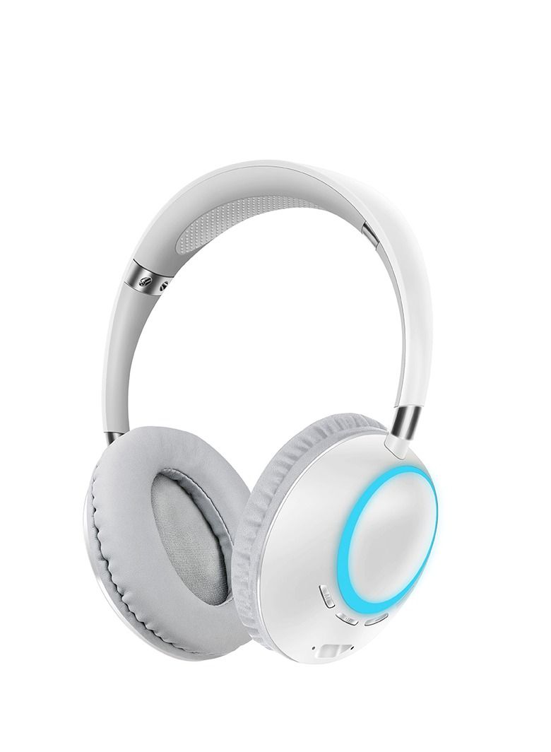 400mah Bluetooth Wireless Headphones for Teens Adults White