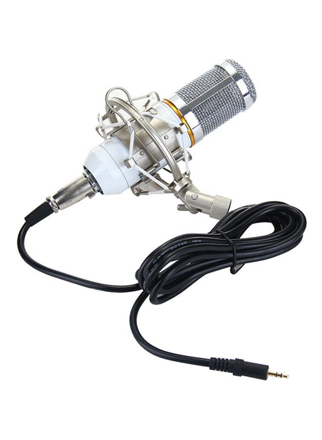 BM-800 Condenser Microphone With Shock Mount BM-800 White