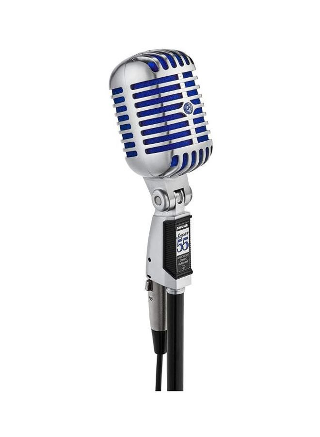 Super 55 Deluxe Vocal Microphone 2724298622901 Silver