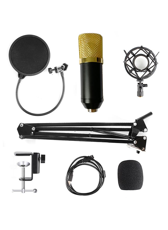 Adjustable Condenser Microphone Kit BM-800 Black