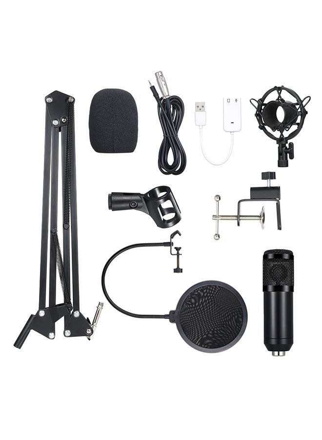 Studio Broadcasting And Recording Condenser Microphone Set BM800 1D7066B Black/White