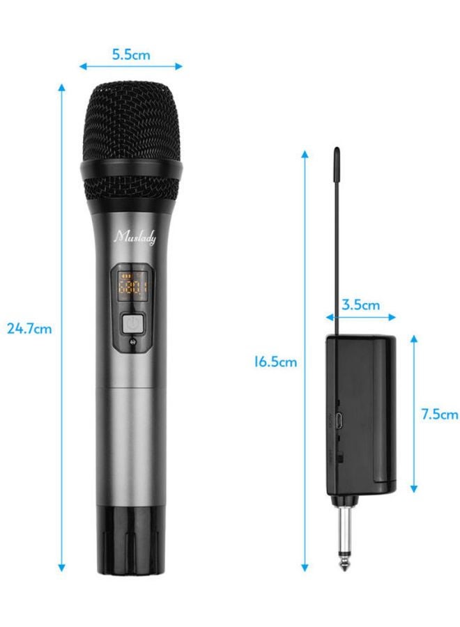 Wireless Microphone With 16 Channels I7313-1-G Silver