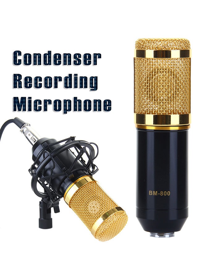 BM-800 Condenser Microphone With Shock Mount BM-800 Black