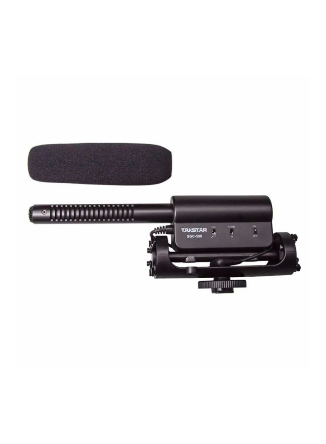 Portable Professional Photography Microphone D5566 Black