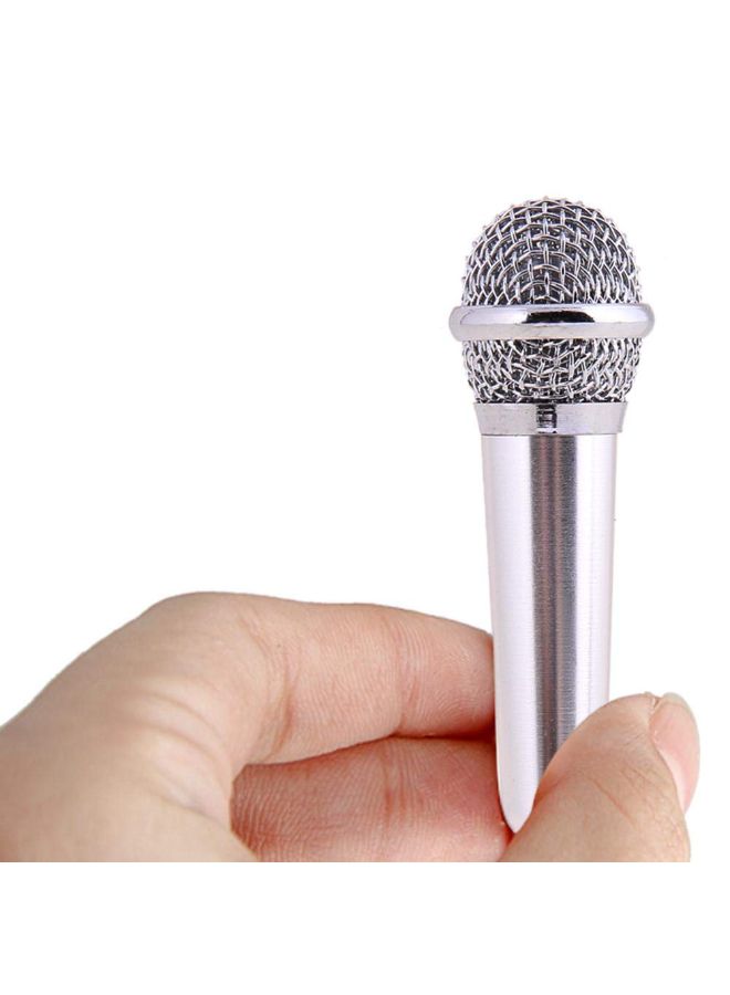 Portable Mini 3.5mm Microphone For Smart Phone 3164800182 Silver