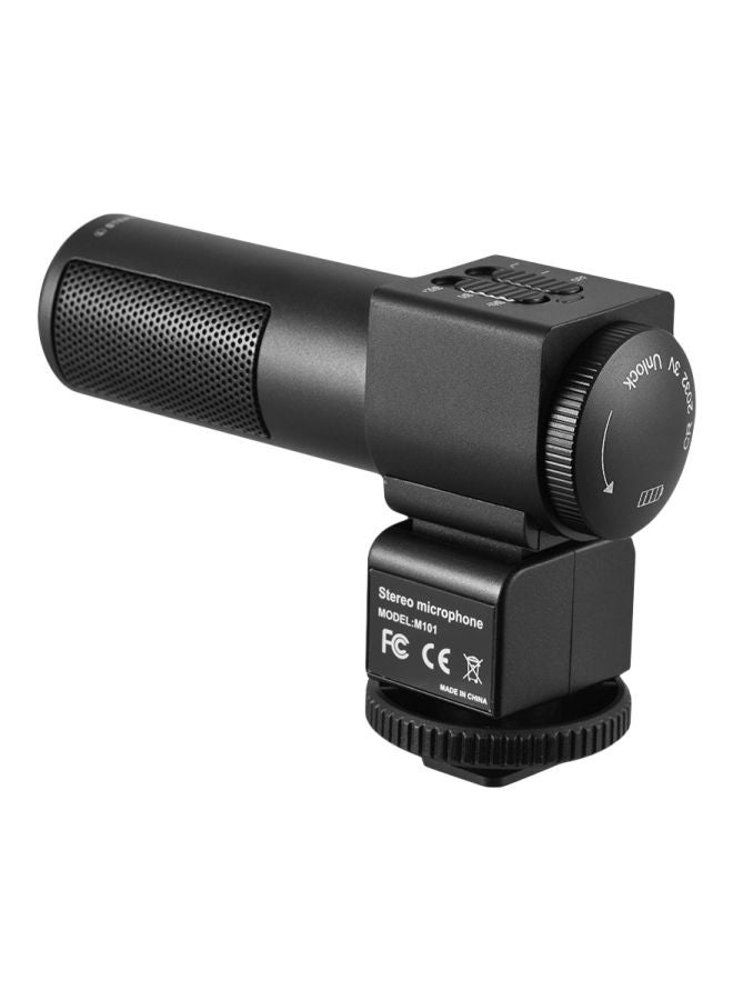 M101 Condenser Microphone For Camera LU-D4828 Black