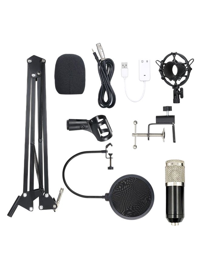 Adjustable Recording Condenser Microphone BM800 Black/Silver/White