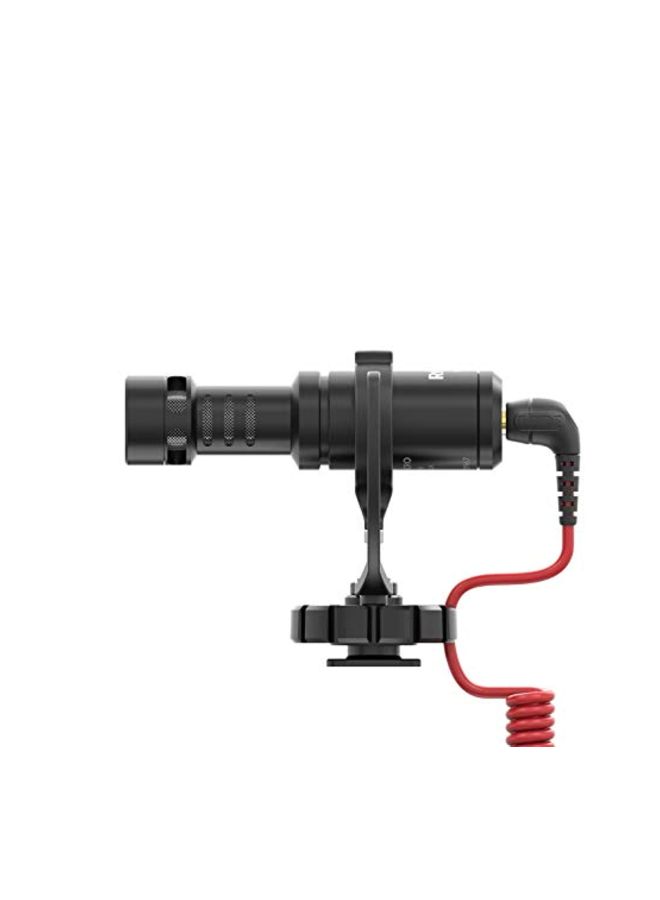 On-Camera Microphone With Rycote Lyre Shock Mount Videomicro Black/Red