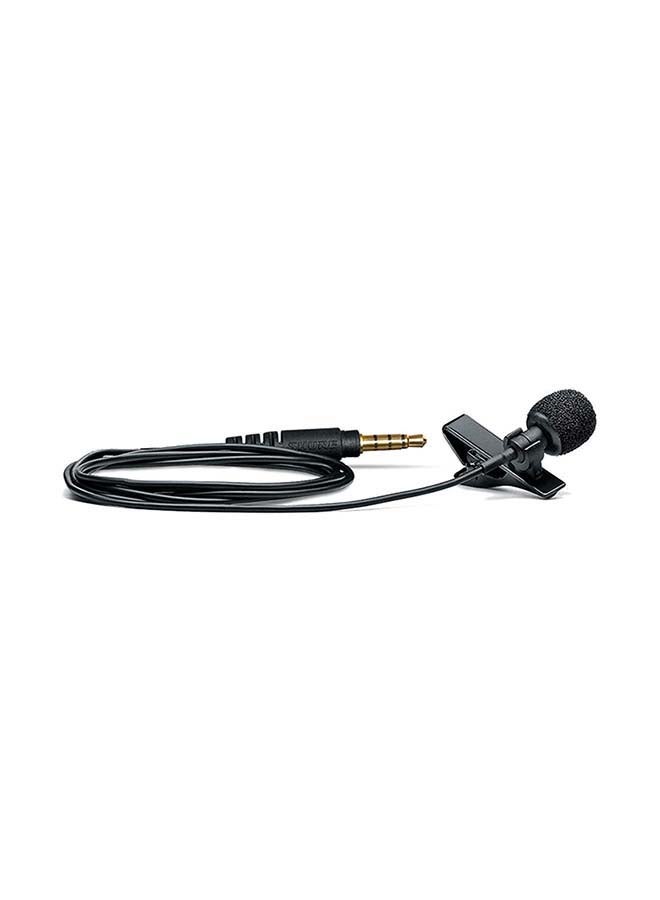 Omnidirectional Condenser Lavalier Microphone MVL-3.5MM Black