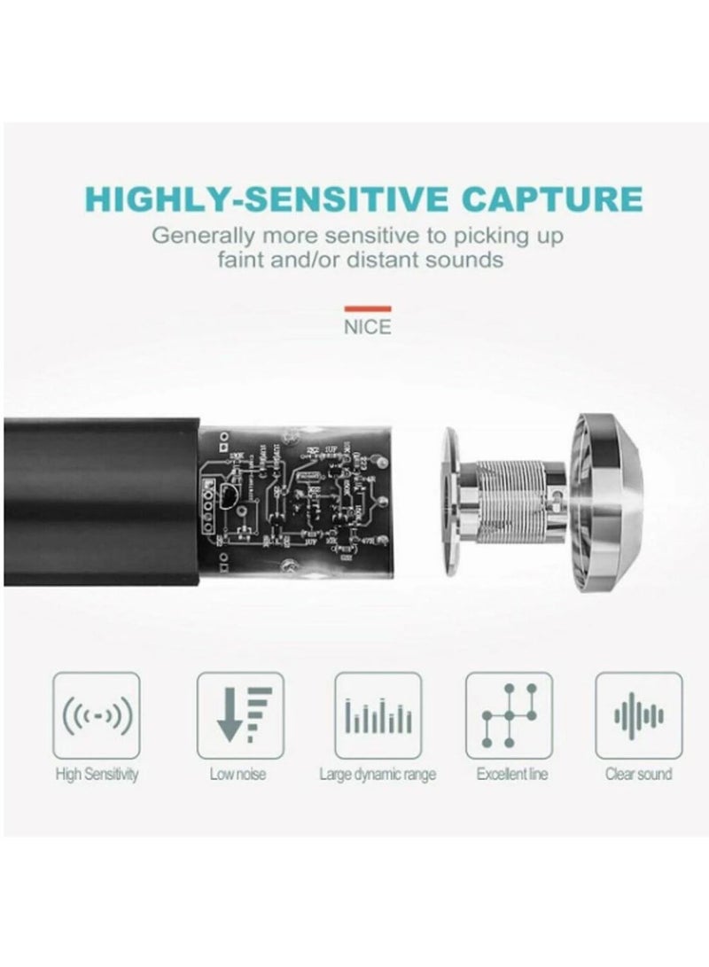 Multifunctional Live Sound Card Microphone Set Condenser Mic With Phantom power for YouTube/Gaming Record