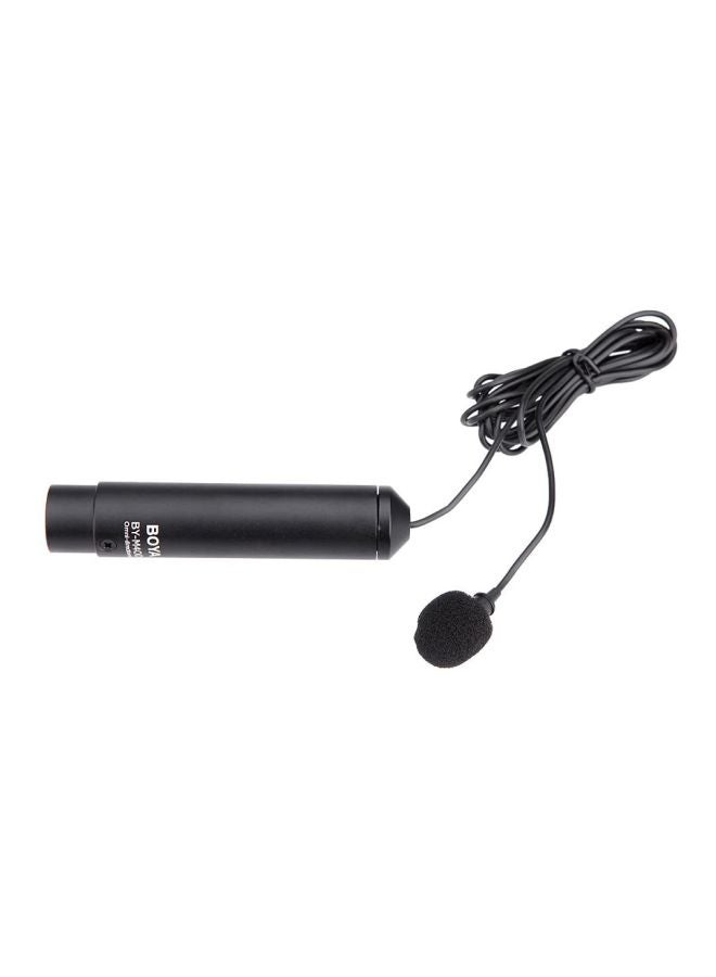 BY-M40D Omni Directional Lavalier Microphone BY M40D Black