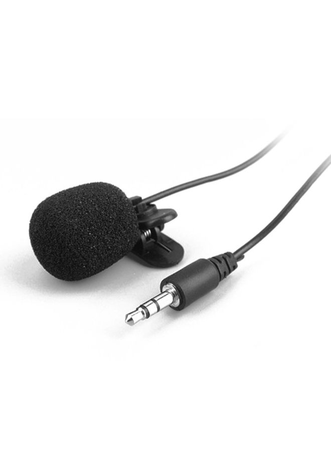 3.5 mm Clip-On Lapel Lavalier Microphone 3547800182 Black