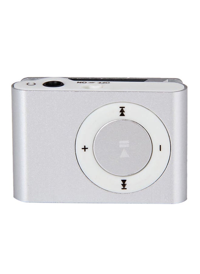Portable MP3 Player With 3.5mm And Micro SD Card Slot A1 Silver